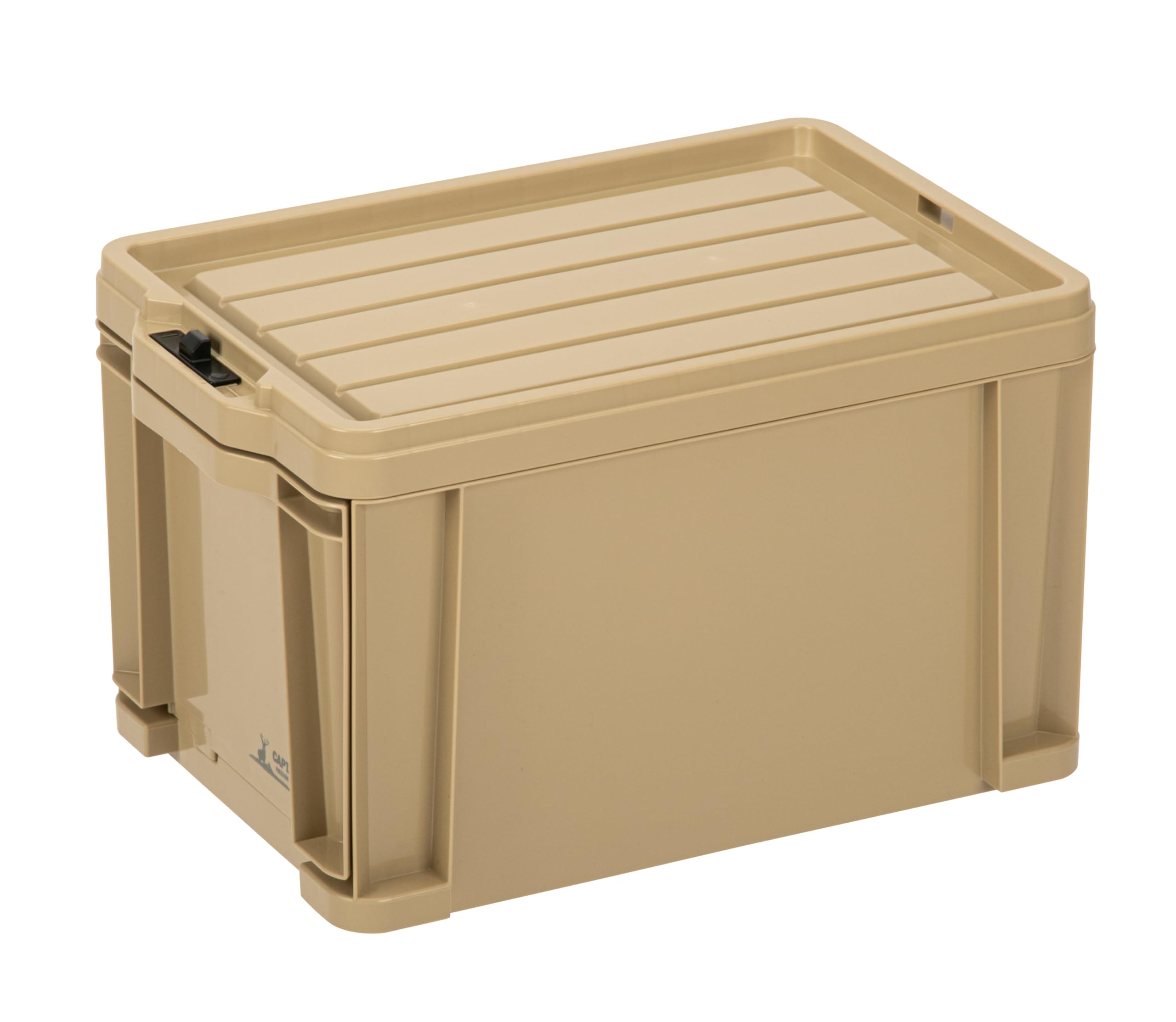 Замок для хранения на открытом воздухе Captain Stag 13 л с брелоком Made in CS Charmant КАПИТАН ОЛЕНЬ Коробка Контейнер Складской стеллаж Вместимость Запираемый Штабелируемый Разделители Япония бежевый 10290₽