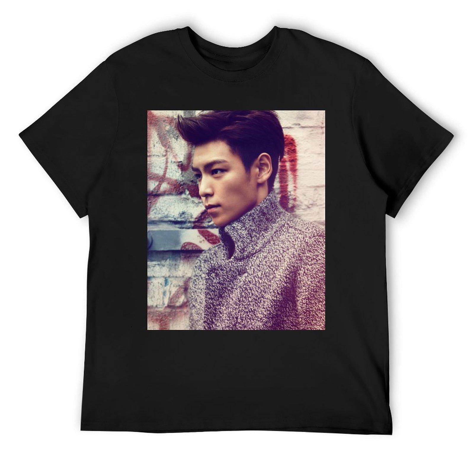 

TOP BigBang Kpop Korea Choi Seung Hyun T-Shirt vintage clothes customs design your own man t shirt man clothes outfits for men M