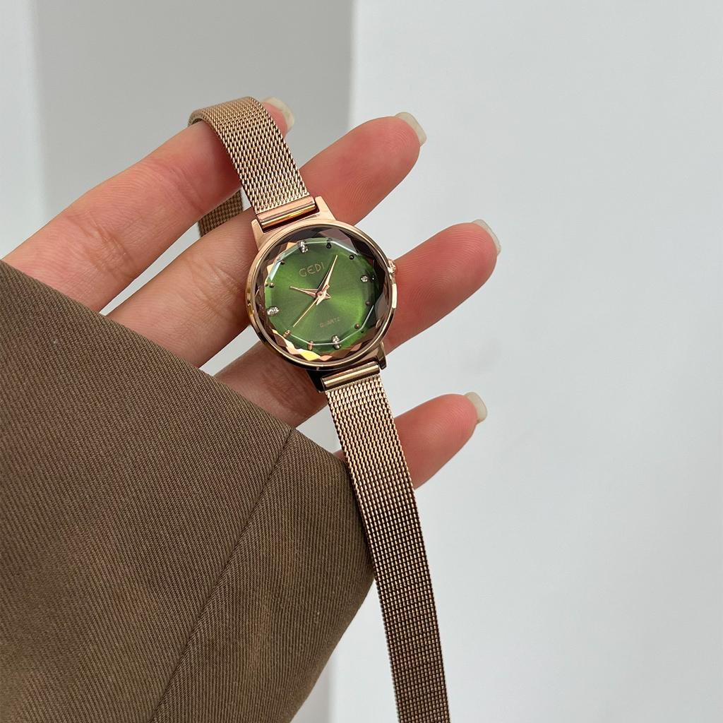 Small Student Watch, Simple Literary Waterproof Stainless Steel Mesh Belt Watch, Women'S Versatile Quartz Watch