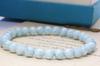 [K KOUOKU] Larimar Bracelet, Power Stone Bracelet, Natural Stone Prayer Beads (Larimar Bracelet - 6.4mm)