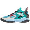 Wind Tunnel 1 Slip Resistant, Abrasion Resistant, Lightweight Mid Top Basketball Shoes Men's Blue Green 112021617S-3