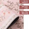 Rugs For Bedroom Pink Flowers Living Room Carpet Non-Slip Machine Washable Large Rug Home Decorative Sofa Coffeetable Floor Mat