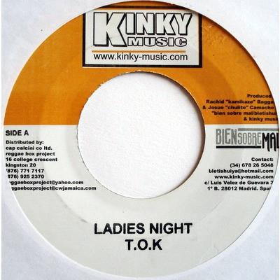 7inch Record T.O.K. / CHULITO CAMACHO - Ladies Night / Los Chicos Del Barri NONE Kinky Music 2005 Jamaica Reggae, Ska & Dub Used