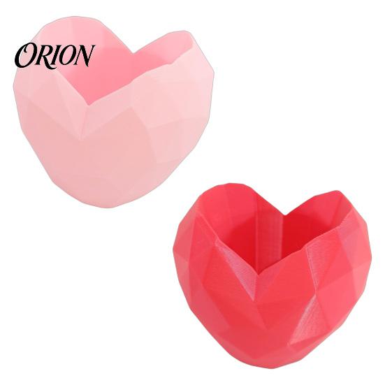 Love Heart Flowerpot Shape Planter Pot, 3D Printed Geometric Shaped Flowerpot, Cactus Succulents Plants Container, Gift for Valentine's Day Pot