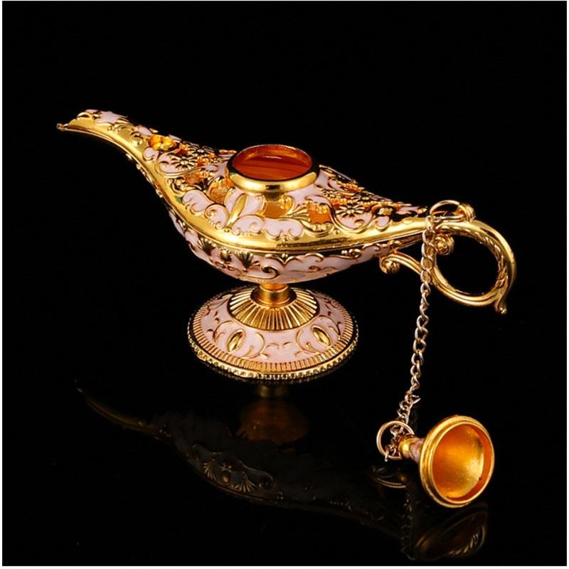 Aladdin-Wunschlampe, Wunschlampe aus Tausendundeiner Nacht, südostasiatischer Stil, Wohndekoration, Aladdin-Ornament, Dekoartikel