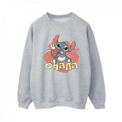 Womens/Ladies Lilo And Stitch Ohana Pineapple Sweatshirt