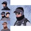 Knitted Winter Hat And Neck Warmer Set With Fleece Lining For Men Outdoor Cold Weather