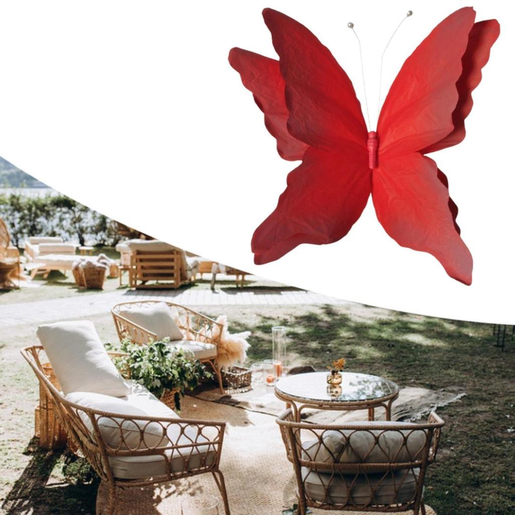 Artificial Butterfly Butterfly Wall Decal Removable DIY Wall Art Sticker Mariage