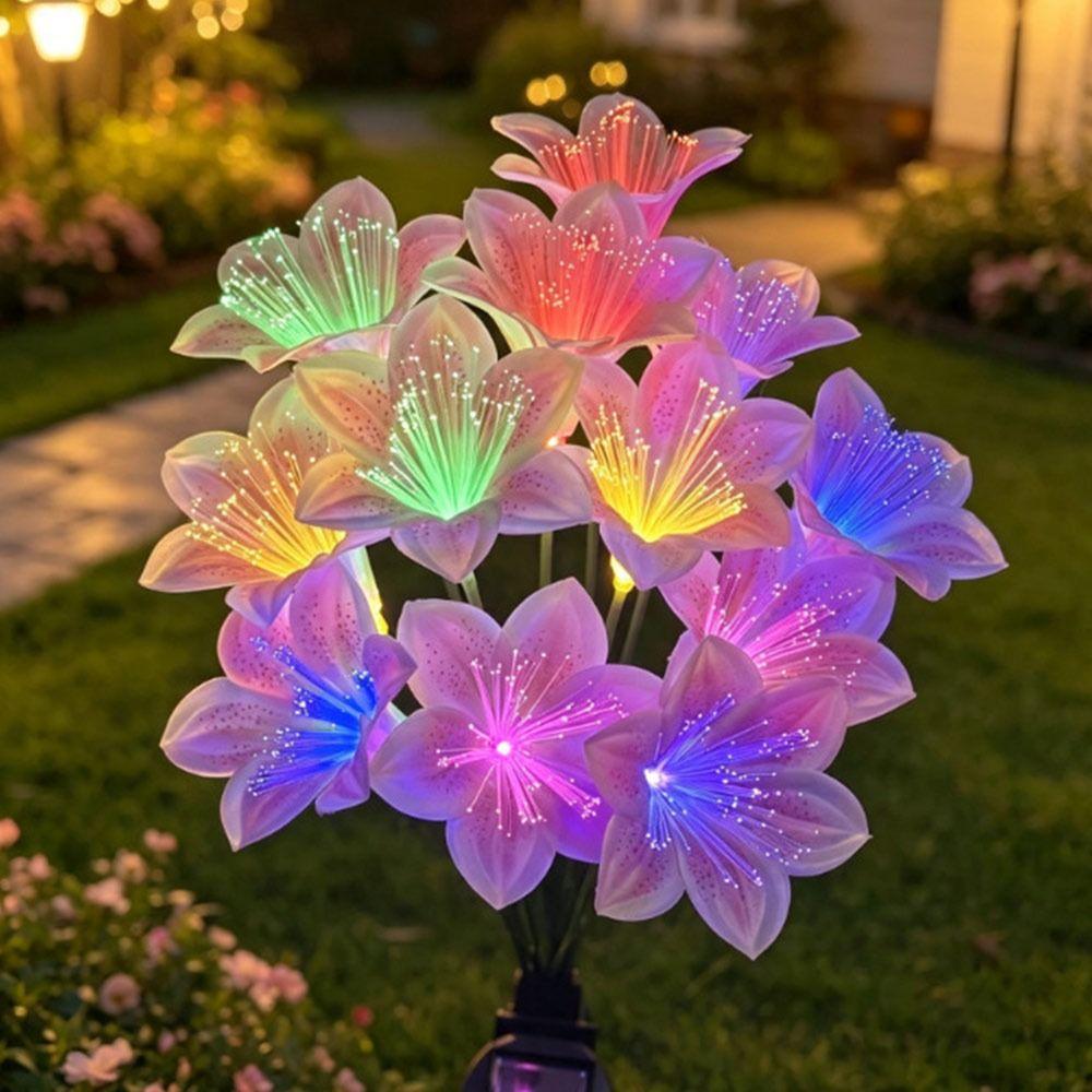 Solar Powered Solar Garden Light LED Simulated LED Solar Lamp Garden Courtyard