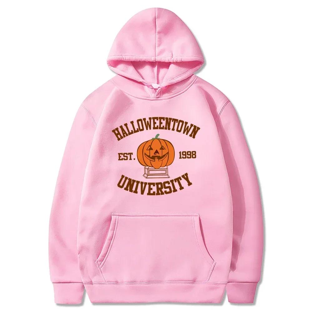 Halloweentown Hoodie Est 1998 Printed Pullover Vintage Halloween Town Woman Trendy Halloween Party Hoodies