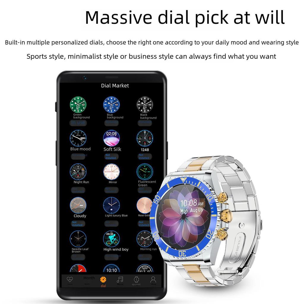 AW12 High-End Green Smartwatch with Bluetooth Calling and Sports Features