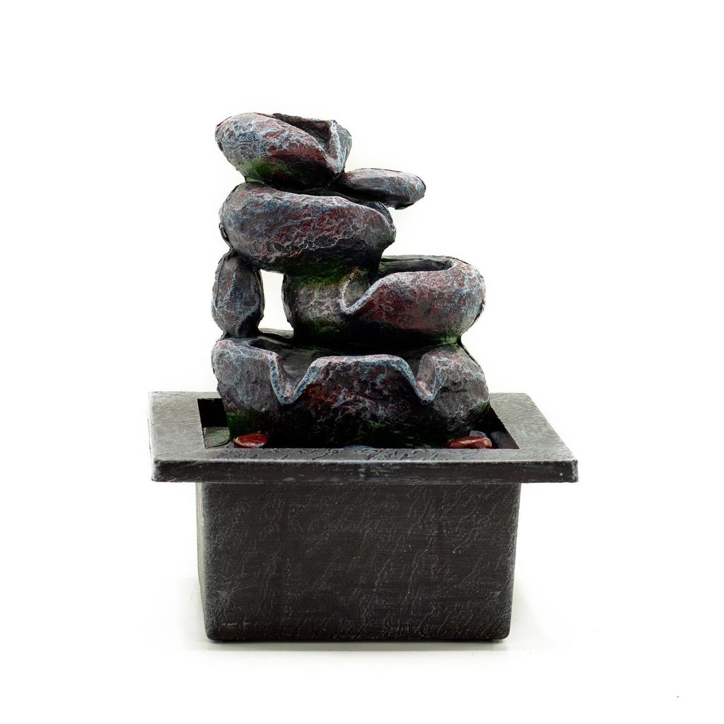 Tabletop Fountain 20cm Cascading Pots