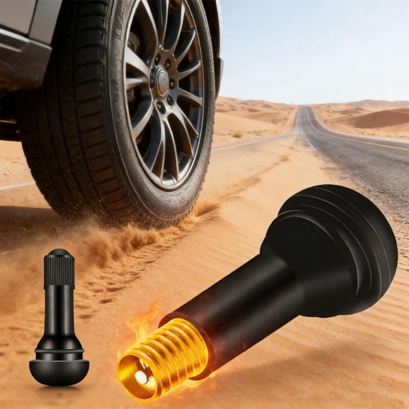 52/150Pcs Universal Copper Tire Valves Stems with Spring Clip Design Tubeless Valves Stems for Various Vehicles