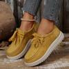 New plus-size selection style trend lace-up shoes and comfortable shoes