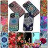 Coque de téléphone Texture Fleur Mandala Paisley Florale Rose pour Xiaomi Poco C75 C65 C71 C85 X7 X6 X5 M6 M7 F7 F8 Ultra F6 Pro