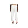 Nike Phoenix Fleece Colorblock Logo Print Jogger Knit Pants Women Bottoms White FN7716-133