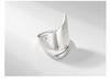 Irregular Polished S925 Sterling Silver Thumb & Index Ring for Women