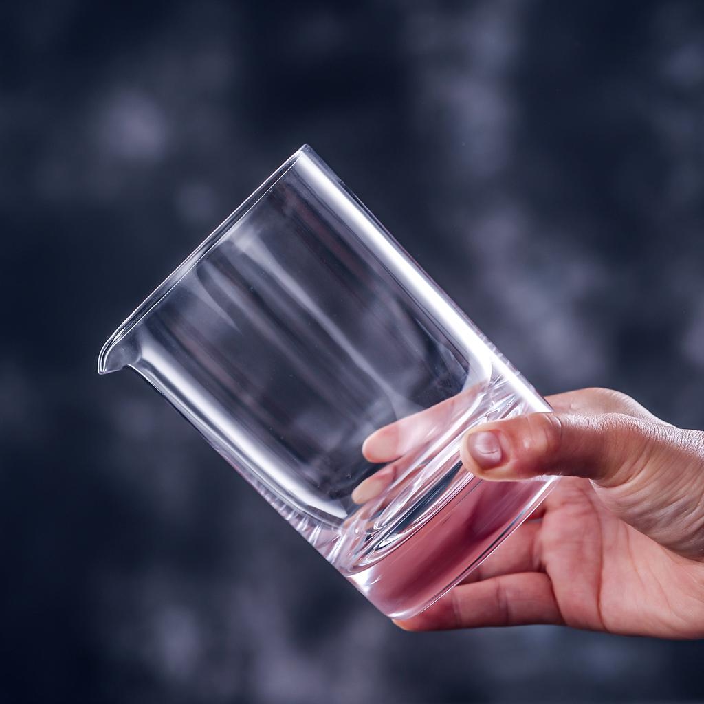 CRISON MG702/705 Handmade Crystal Glass Cocktail Mixing Cup Bar Tools for Mixology And Bartending
