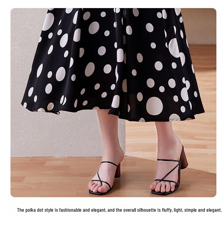 Women's Summer Floral Chiffon A-Line Skirt: Stylish, Fashionable, Elastic Waist, Flattering Design