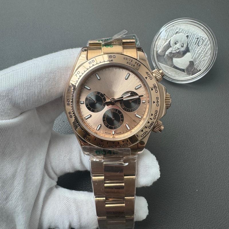 Panda Eye Daytona Men's Mechanical Watch Yacht Luminous Three Eyes Six Needles