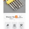 Xindun 13-in-1 Screwdriver Set with Hex and Flat Head, Stainless Steel