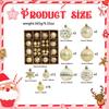 Weihnachtskugel Ornament Hängeanhänger Innenfeier Weihnachtsdekoration Bruchsicher für