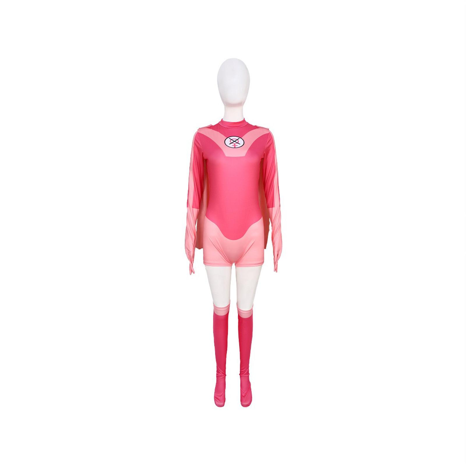 

КОСПЛЕЙ Взрослый Костюм Фестивальный Костюм для Выступлений Костюм для Игры XL розовый