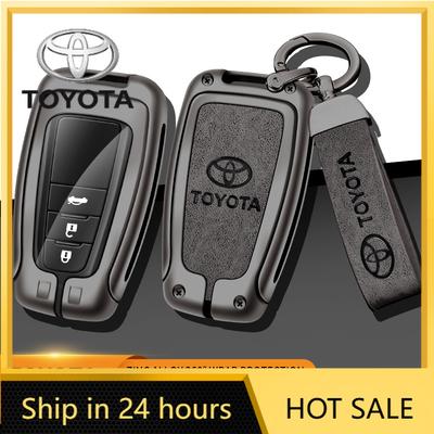 Car Remote Key Cover Case Holder Shell For Toyota CHR Prado 2017 2018 Prius Camry Corolla RAV4 2017 2018 2019 2020 Accessories C