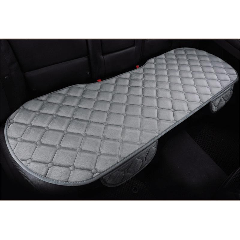 Three-Piece Non-Slip Backless Wool Car Seat Cushion Set