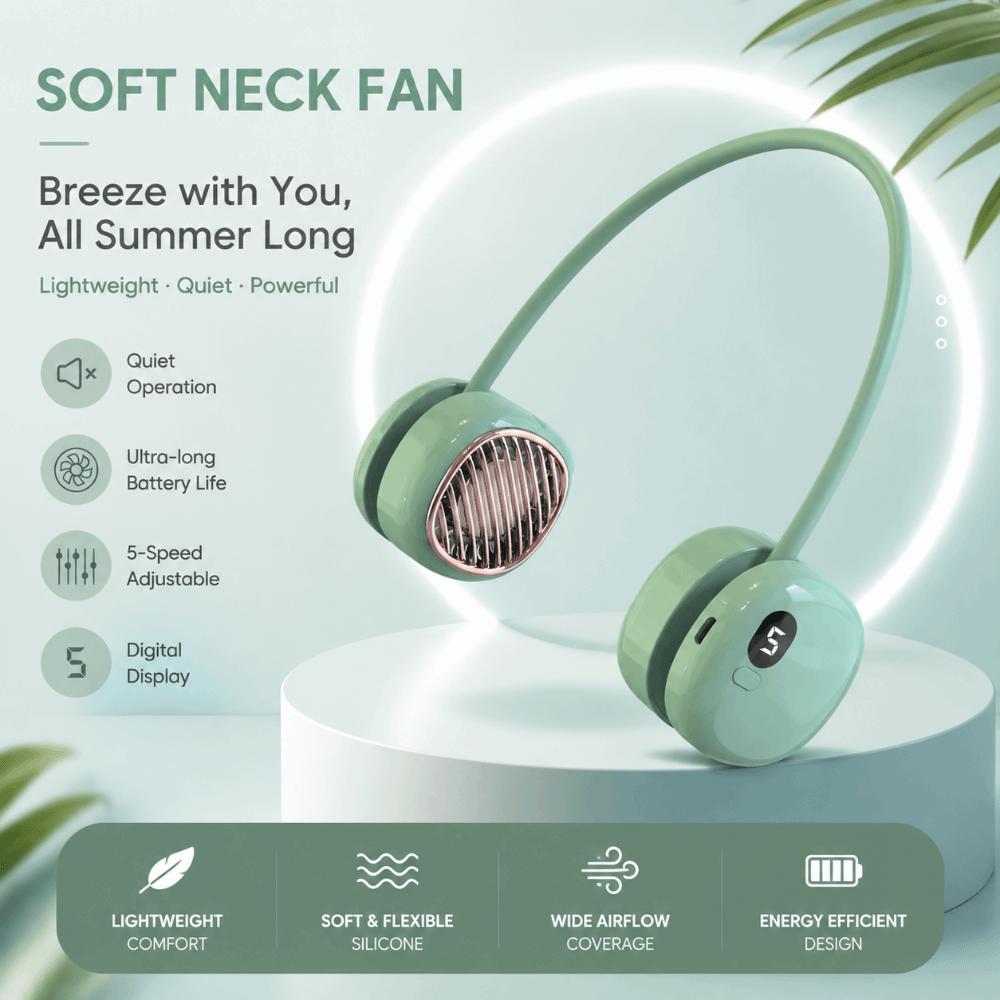 Rechargeable Portable Neck Fan 360° Adjustable Silent Fan  For Travel,Office,Outdoor