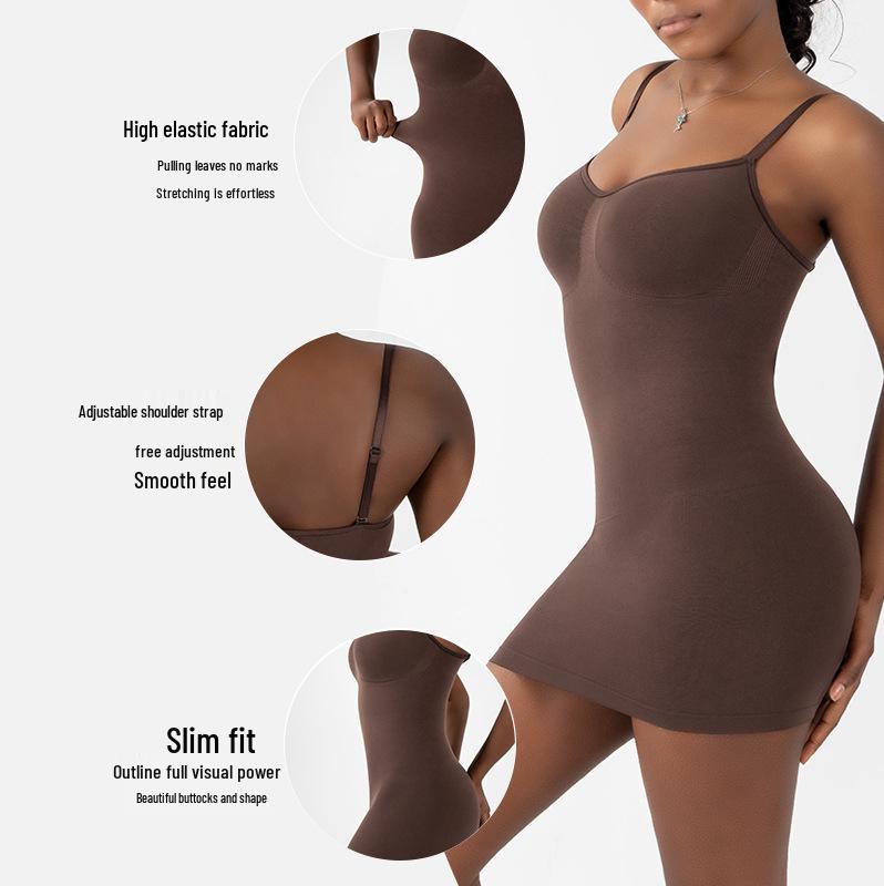 Damska Bezszwowa Kamizelka Modelująca Sylwetkę z Regulowanymi Ramiączkami i Kontrolą Brzucha