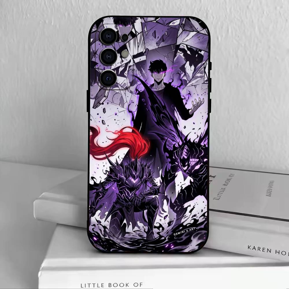 S-Sung Jin-woo  Phone Case For Samsung S25,S24,S21,S22,S23,S30,Ultra,S20,Plus,Fe,Soft Silicone Black Cover