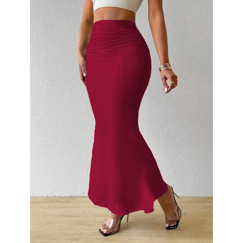 High Waist Zebra Print Fishtail Skirt - Fashionable European & American Women's Clothing, 2025 Edition