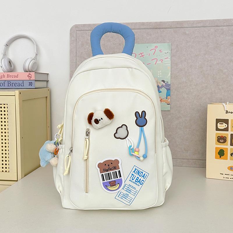 New high-value, fresh, sweet and cute cartoon backpack, middle school student level 1-3 student backpack