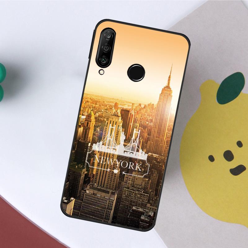 New York City For Huawei Nova 12s 12i 11i 8i Y73 Y72 Y61 Y91 Y90 Y70 Y60 9 10 SE P30 P40 Lite P60 Pro Case