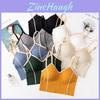 Comfortable Scoop Bralette Tops With U Back And Adjustable Straps For Women