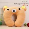 Cartoon Portable U-Shaped Neck Pillow - Foldable & Multifunctional for Travel