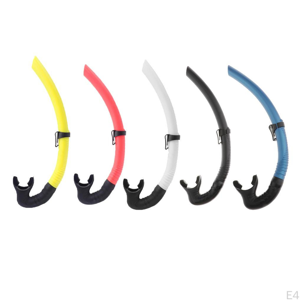 Snorkel Silicone Mouthpiece Breathing Tube Buckle