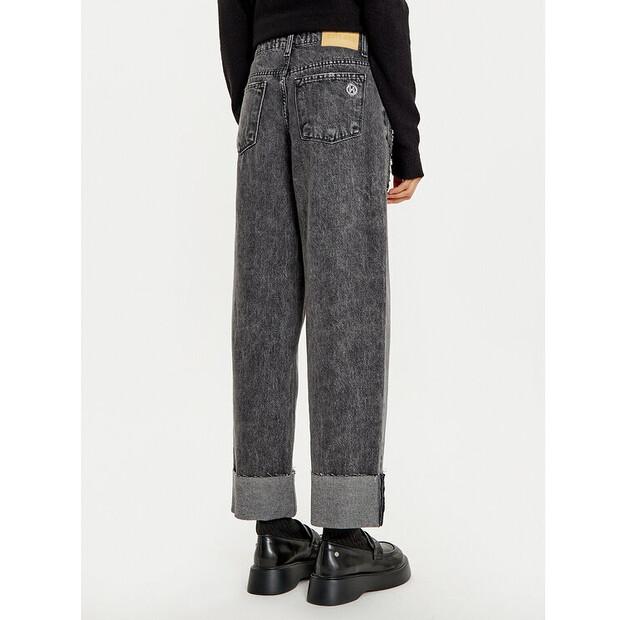 Джинсы Haveone PLS-M020 черный Wide Leg