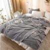 70x100cm Single Person Small Blanket Air-Conditioned Plush Comfortable Solid Color Coral Velvet and Warm Solid Color Blanket New