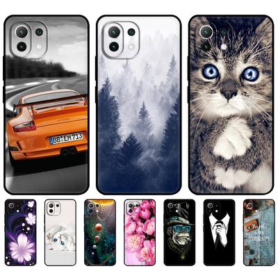 For Xiaomi Mi 11 | Mi 11 Lite 5G  NE 4G | Mi 11i Case Back For Xiaomi11 Mi11 I 11Lite Phone Cover Silicon Funda Black Tpu Case