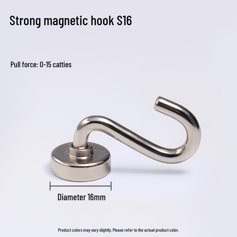 Spot No-Mark Nail-Free Magnetic Hook for Office & Warehouse