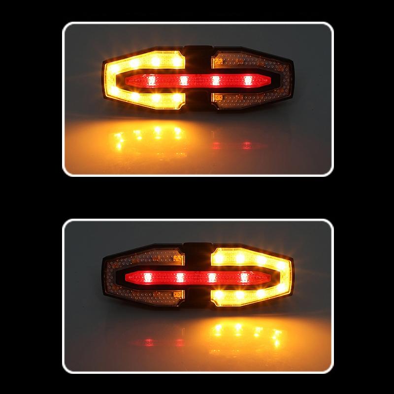 Bike Turn Signal Rear Light Usb Rechargeable Road Bike Light Led Waterproof Wireless Remote Control Cycling Taillight