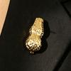 Decorative Flower Holder Brooch Pin for Jackets and Scarves, Alloy Garment Accent for Party Outfits and Daily Style