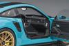 AUTOart 1/18 Scale Porsche 911 (991.2) GT2 RS Weissach Package Blue/Carbon Black Finished Model 78175
