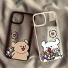 Lustige Cartoon-Hunde-Welpen-Paar-Handyhülle Für iPhone 15 16 14 Pro MAX 13 11 12 XS SE20 XR 7 8Plus Süßes Tier Klare Hartschale