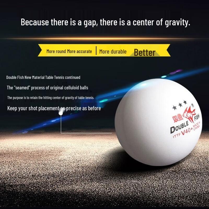 Double Fish Table Tennis Balls