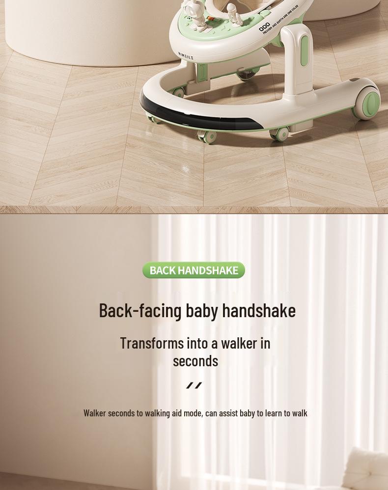 Musical Baby Walker with Sit-and-Push Assist for 6-18 Months