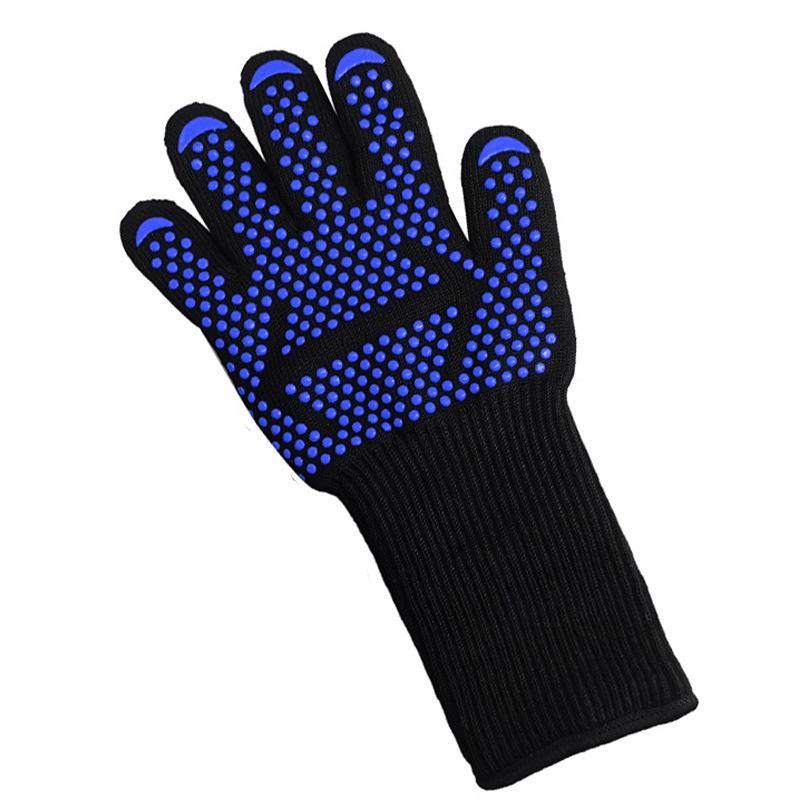 Heat-Resistant Flame Retardant Silicone BBQ Oven Gloves