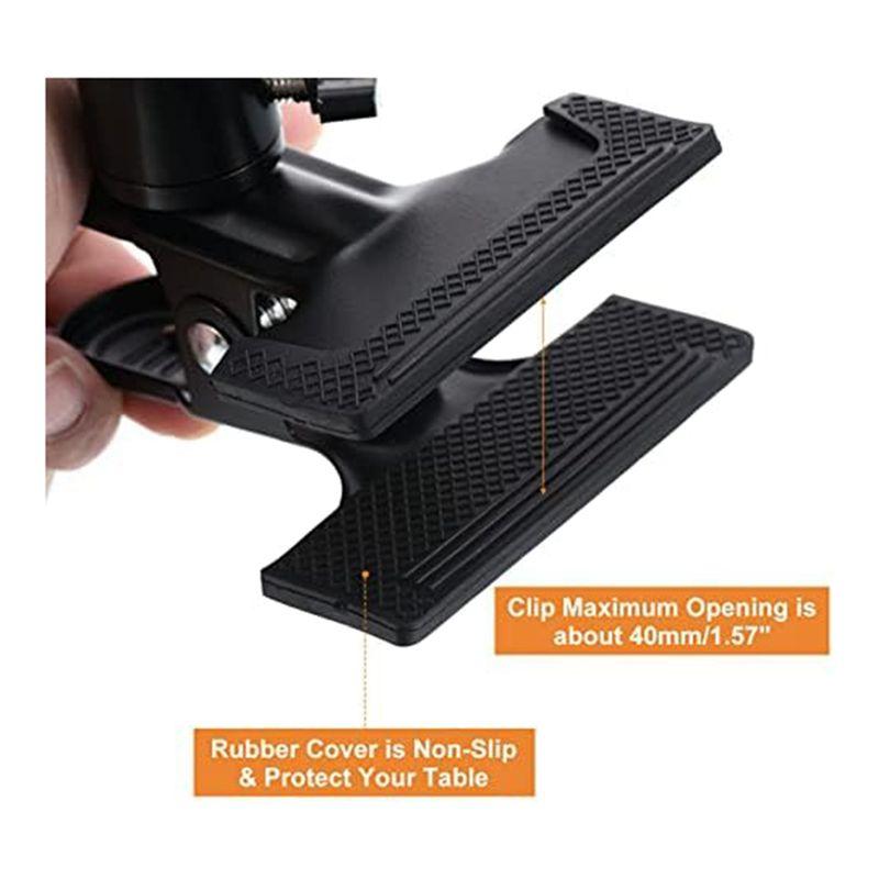 

M-Modern-Embroidery Hoop Clip, 360° Swivel Adjustable Table Clip, Crossstitch Clip Opening Up To 4.03 Cm, For Needle Sewing